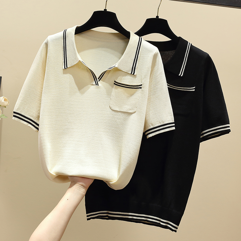 Summer Jumper Clothing - 2025 대학 스타일 풀오버 스웨터 여성