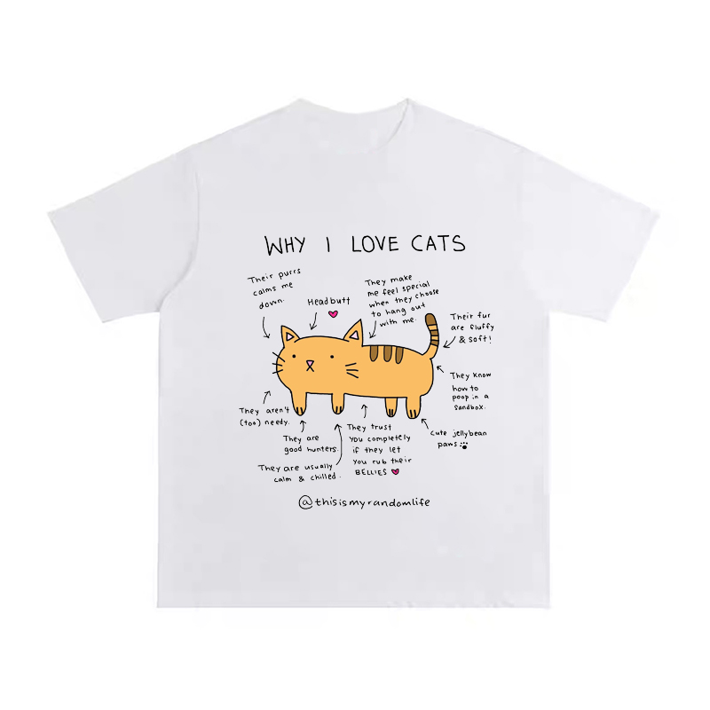 Yellow Summer Clothing - 노란 고양이 분석 그림 인쇄 된