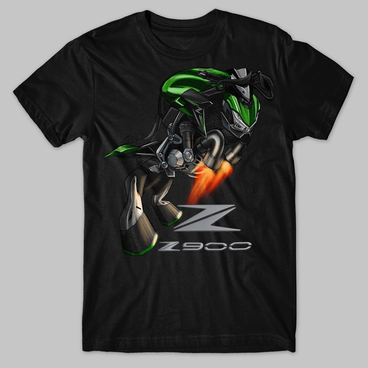 Japanese Summer Clothing Men - 클래식 일본 오토바이 Z900 황소 영감