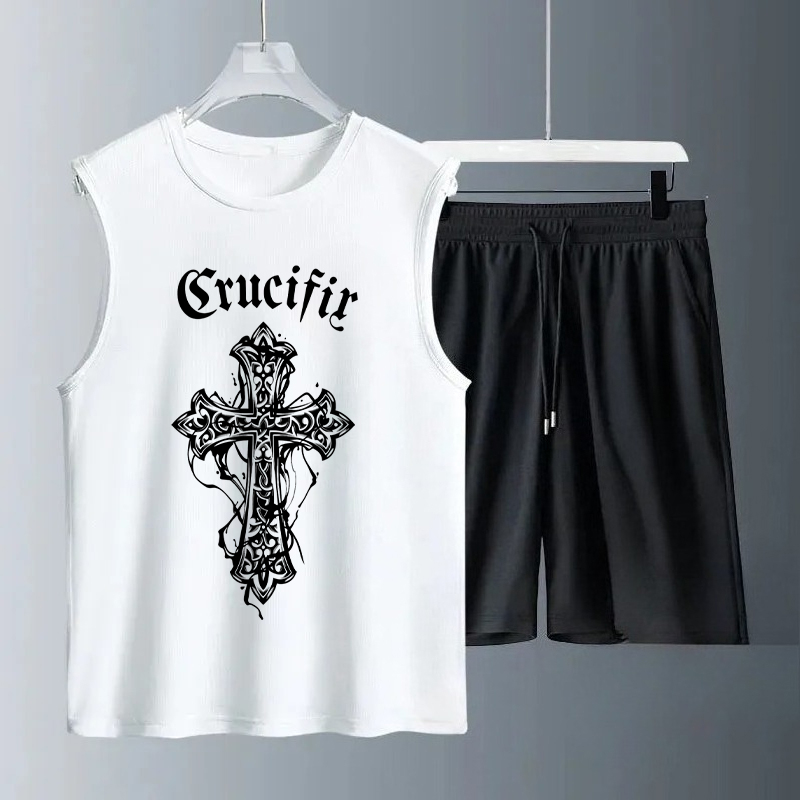 Summer Youth Clothing - 남성용 탱크탑 세트 2026 여름 빠른