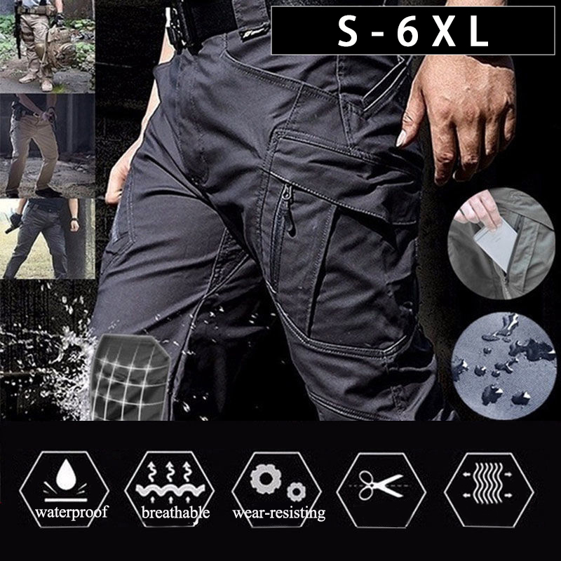 Summer Hiking Clothing - 전술 카고 바지 남성 전투 바지