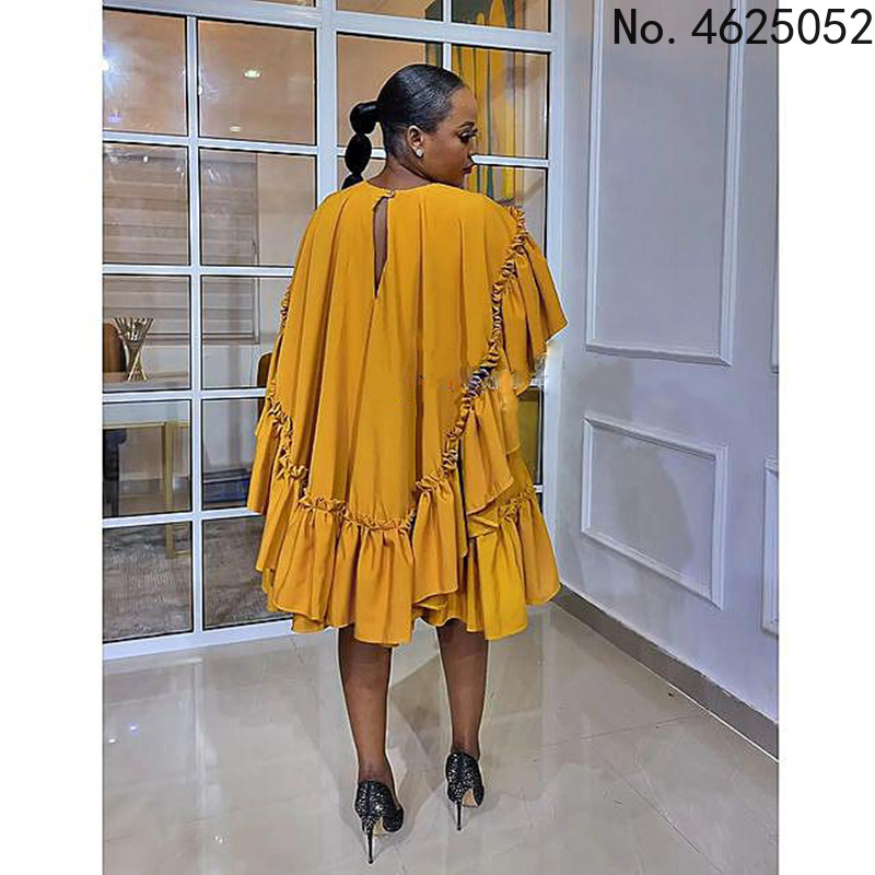 사용자 정의 2025 여름 Elegent 아프리카 여성 - Yellow Summer Clothing 리뷰 및 가격