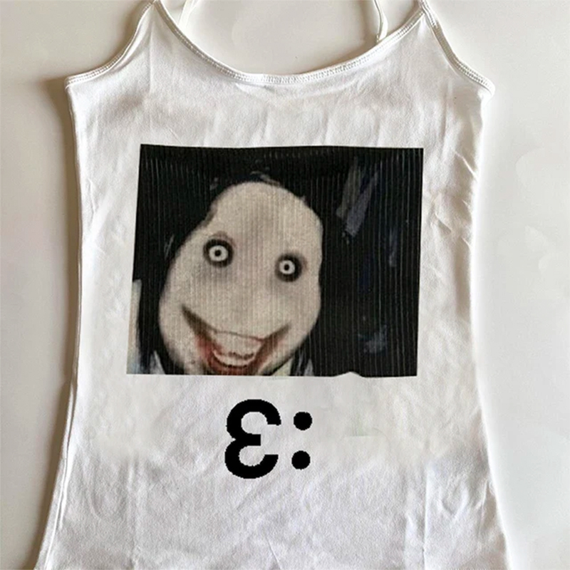 Goth Laugh Out Loud Anime Prin - Zara Summer Clothing For Women 리뷰 및 가격