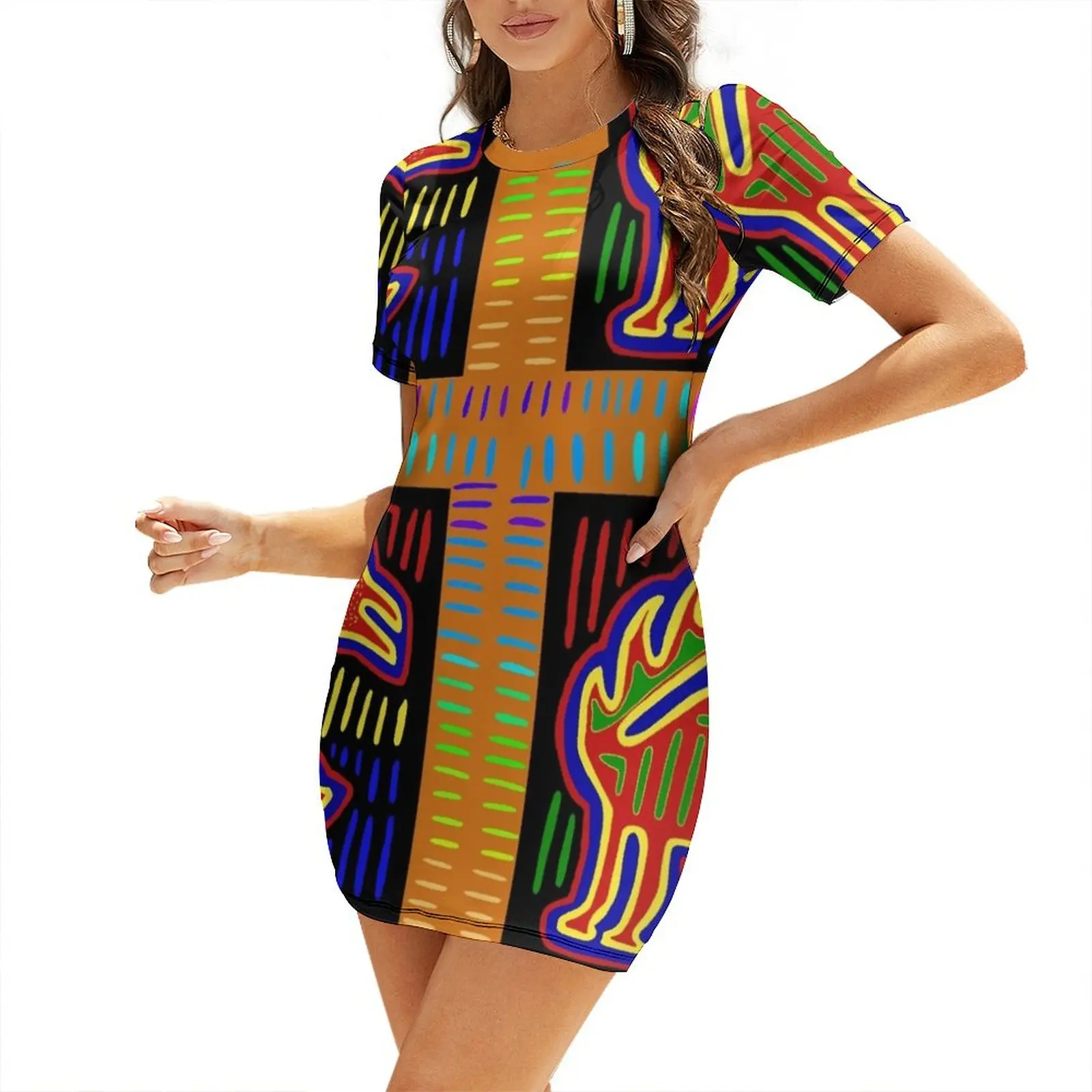 쿠나 인디언 카발로 반팔 드레스 드레스 빈티지 여성 드 - Indian Summer Vintage Clothing 리뷰 및 가격