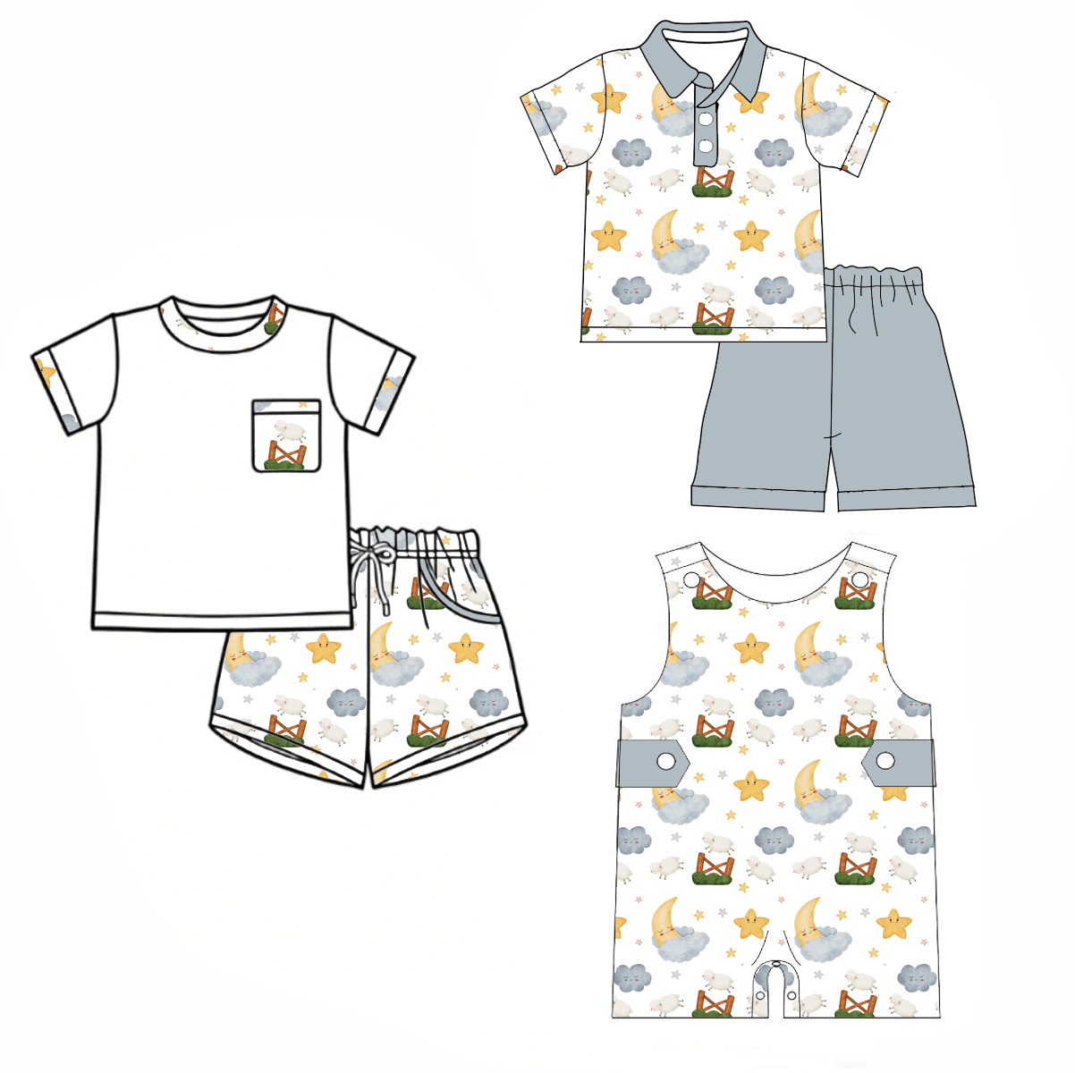 부티크 키즈 크리스마스 나이트 슬리핑 목욕가운 드레싱  - Summer Clothing Boutiques 리뷰 및 가격