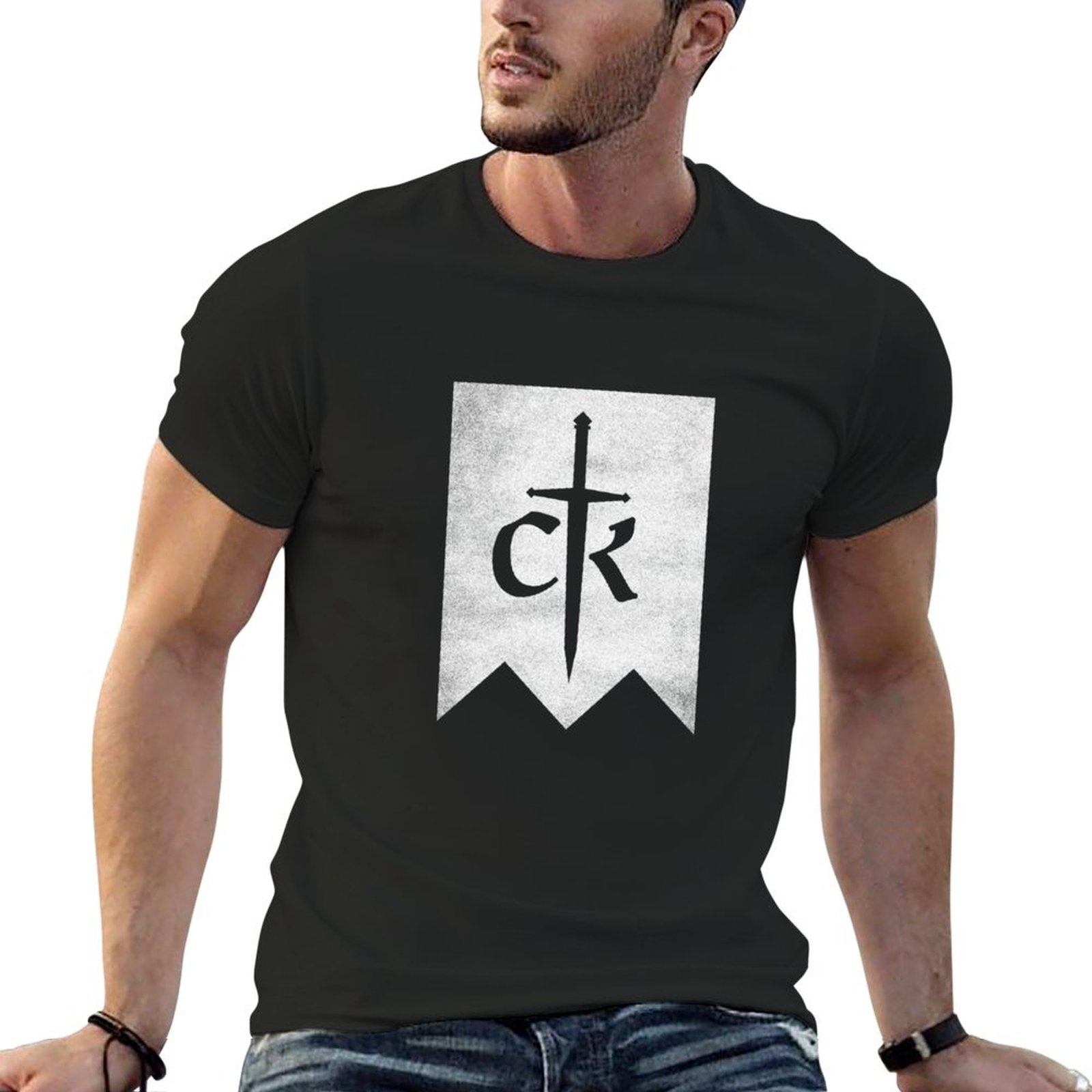 Crusader Kings 3 디스트레스드 로고 티셔츠 - Summer Clothing Aesthetic 리뷰 및 가격