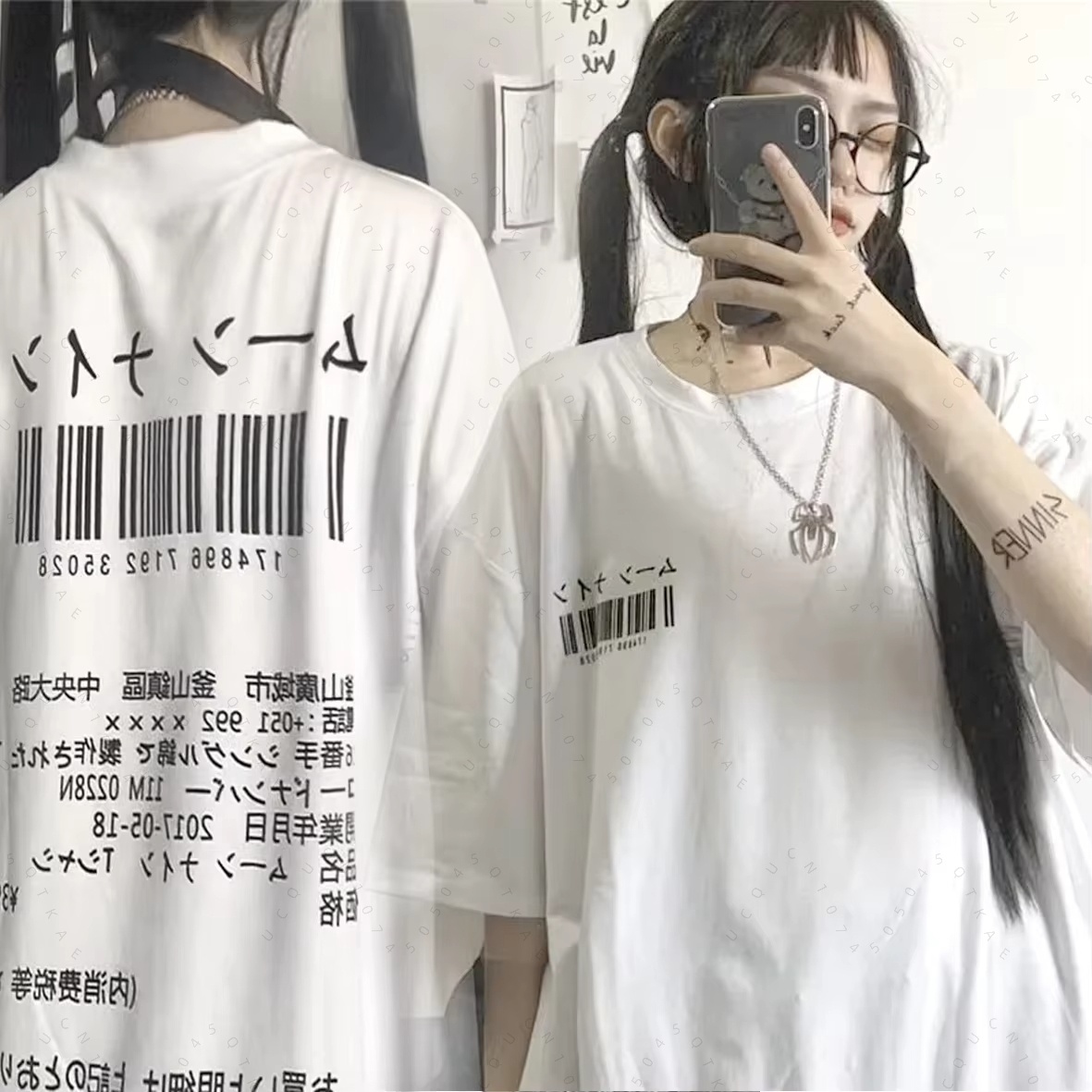 펑크 레트로 고딕 그래픽 여성 Y2k 탑 스타일 크롭  - Japanese Summer Clothing Men 리뷰 및 가격