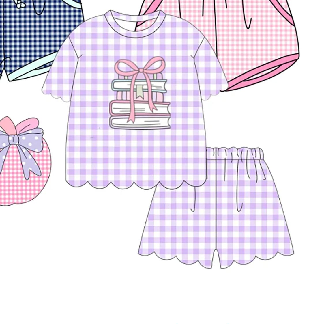 부티크 아동복 신학기 의상 애플북스 프린트 의류 여아  - Summer Clothing Boutiques 리뷰 및 가격