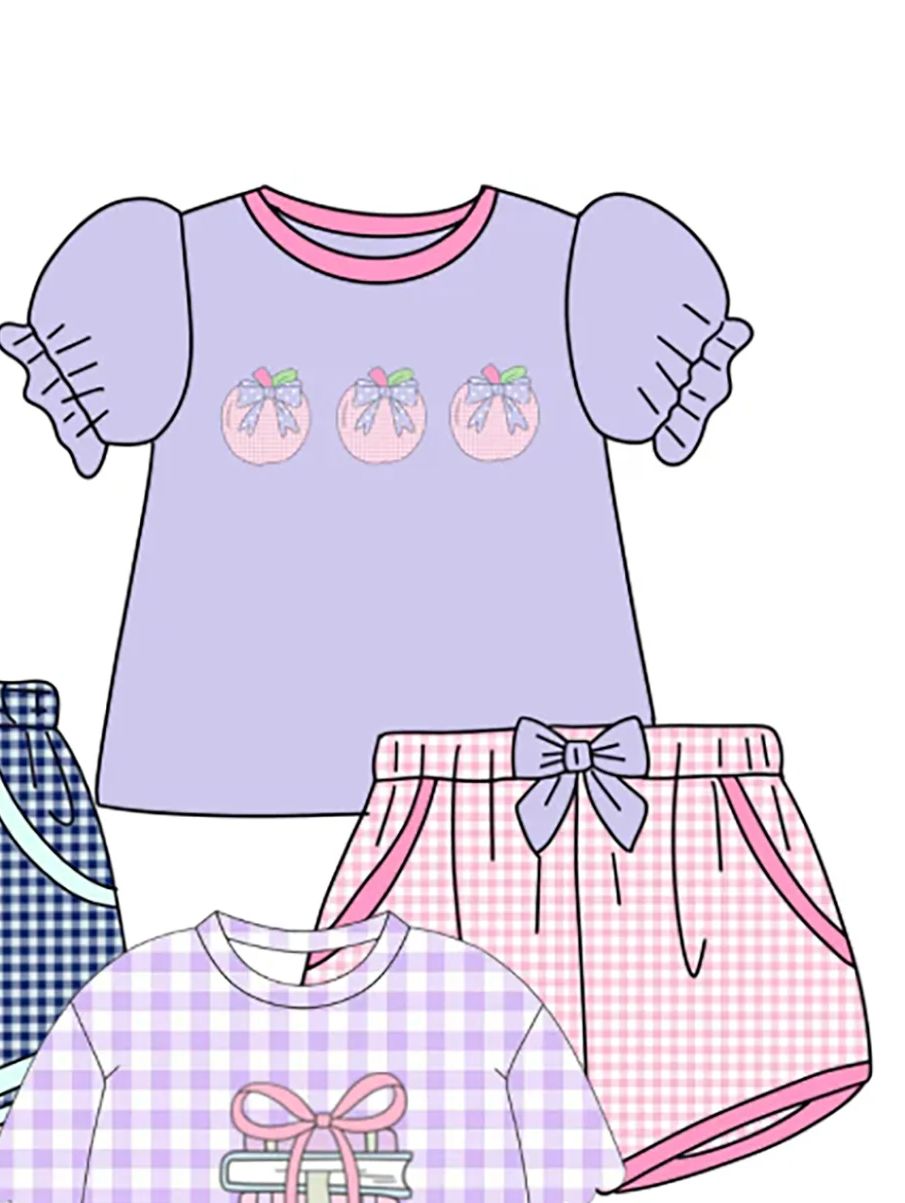 부티크 아동복 신학기 의상 애플북스 프린트 의류 여아  - Summer Clothing Boutiques 리뷰 및 가격