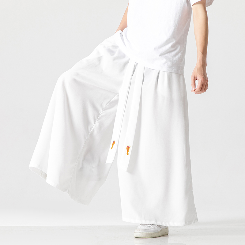 남성용 와이드 레그 팬츠, 오버사이즈 빈티지 남성 의류 - Japanese Summer Clothing Men 리뷰 및 가격